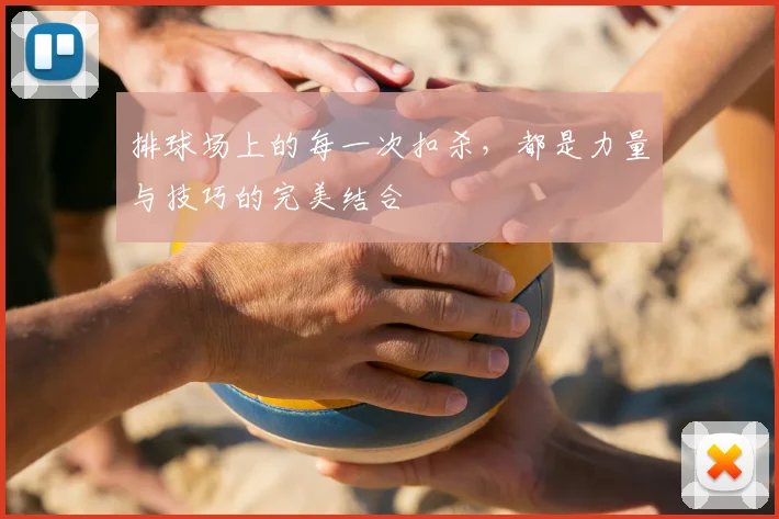排球场上的每一次扣杀，都是力量与技巧的完美结合